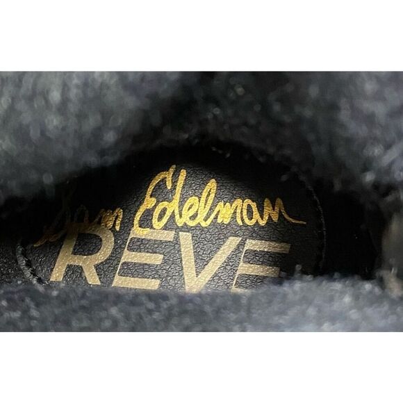 Sam Edelman Boots Size 7.5 Black Lug Sole Tabitha Lace Up Round Toe Winter Boot - Picture 7 of 8